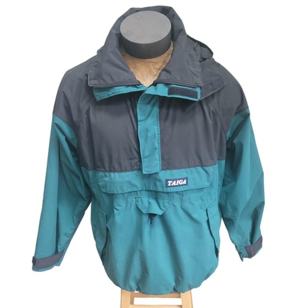 TAIGA Gore-Tex Anorak‎ Jacket Y2K Black Block 90s Medium